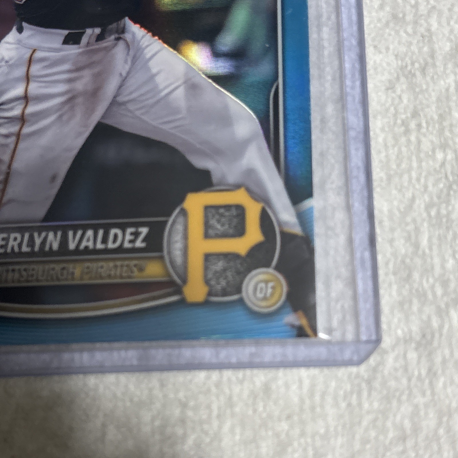 2025 Bowman Draft Esmerlyn Valdez Chrome Sky Blue Refractor #BDC-110