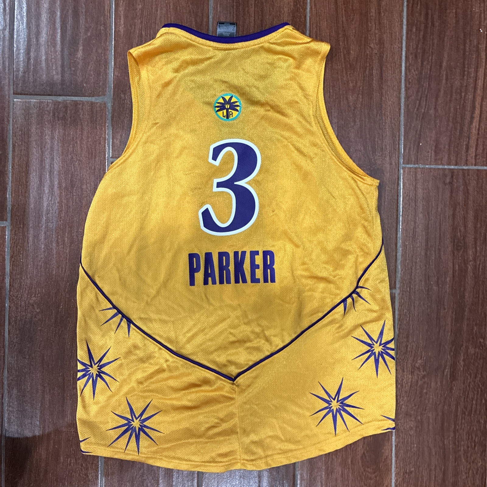 Y2K 2008 Adidas WNBA Los Angeles Sparks Candace Parker Jersey Size Small