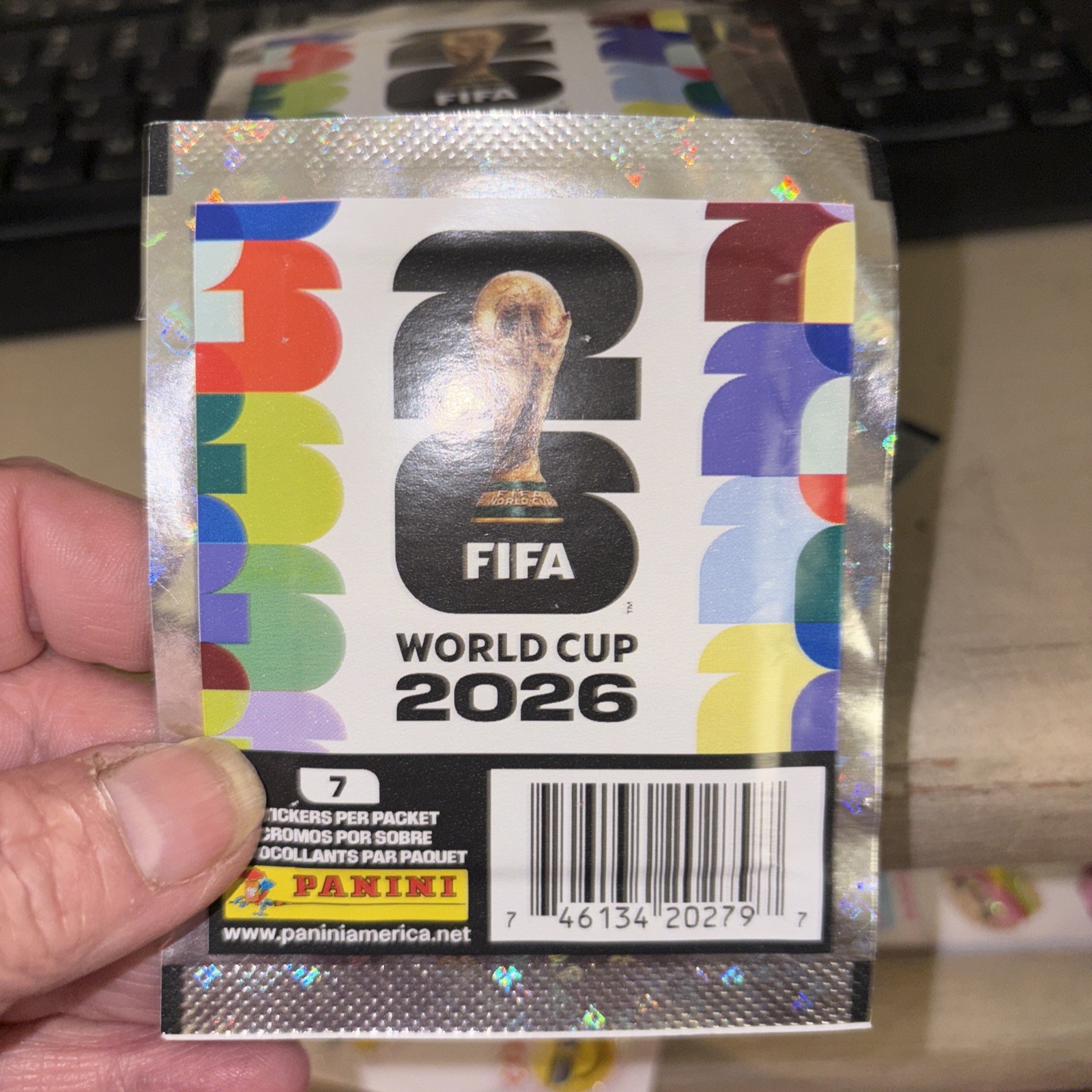 Panini FIFA World Cup 2026 Official Sticker 50 PACKS 7 In Each Pack NEW SEALED