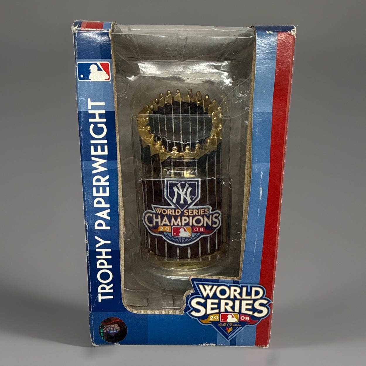 2009 New York Yankees MLB Baseball World Series Champions Trophy Paperweight