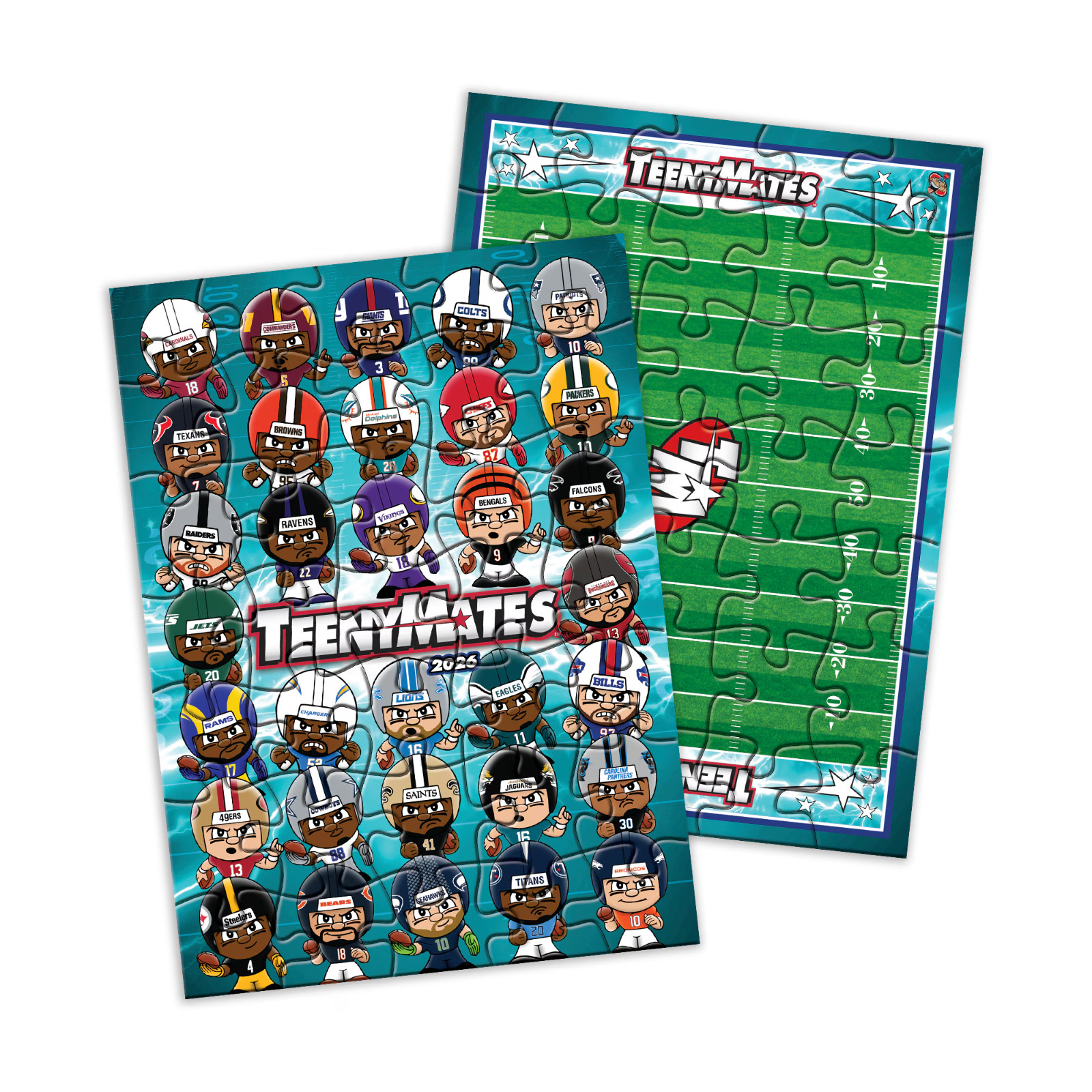 NFL TeenyMates 2026 – Series 14 – Figurines Blind Packs – 4 PACK – NEW