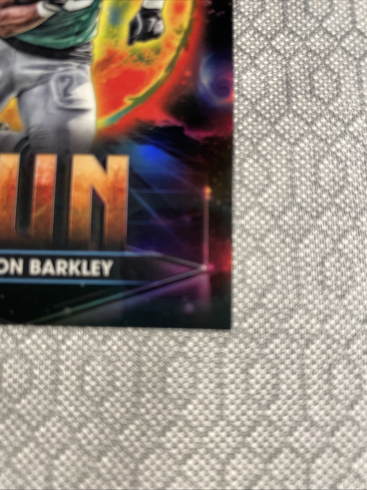 2025 Topps Cosmic Chrome Saquon Barkley Sun Planetary Pursuit Eagles SSP