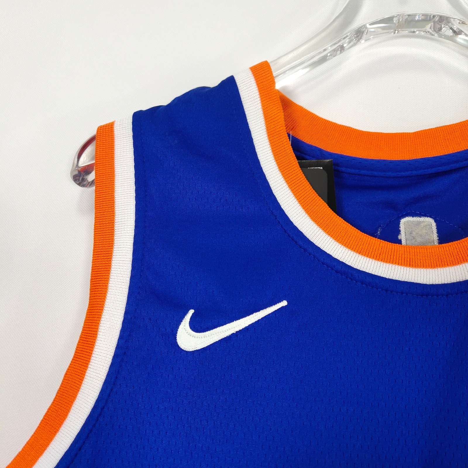 Jalen Brunson #11 Casual Blue Jersey with Sewn Letters (Final)