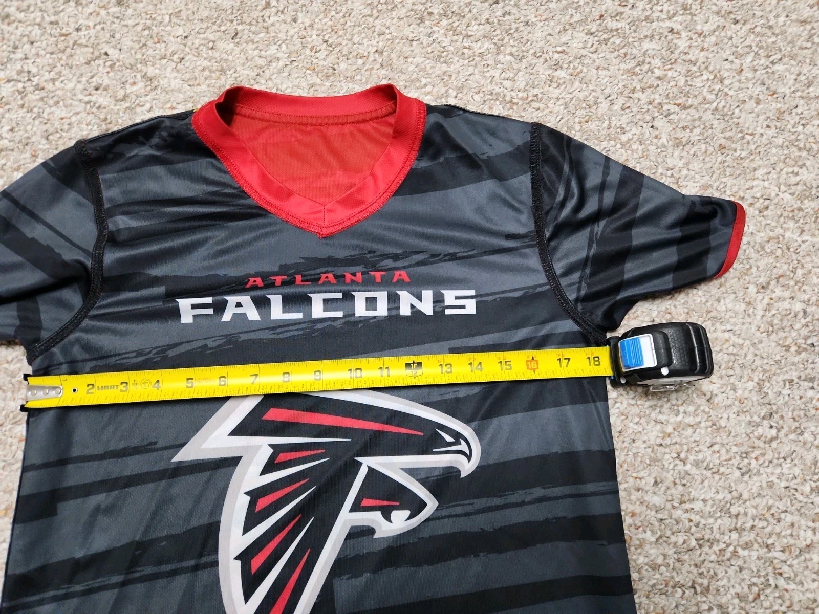 NFL Team Atlanta Falcons Flag Football Jersey Youth Size XL REVERSIBLE