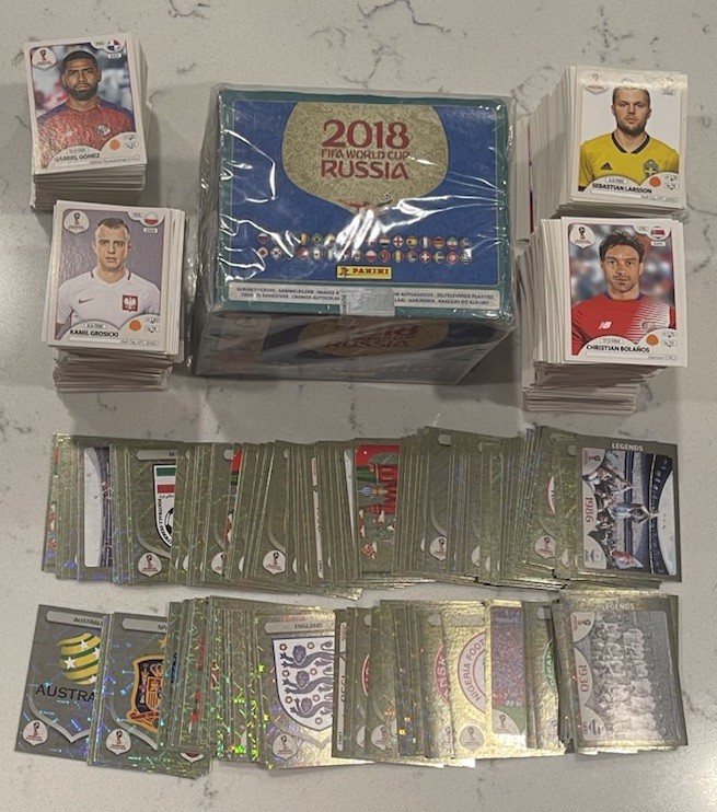 3 for $1 2018 Panini FIFA World Cup Stickers #00-669 Pick to Complete PINK BACK
