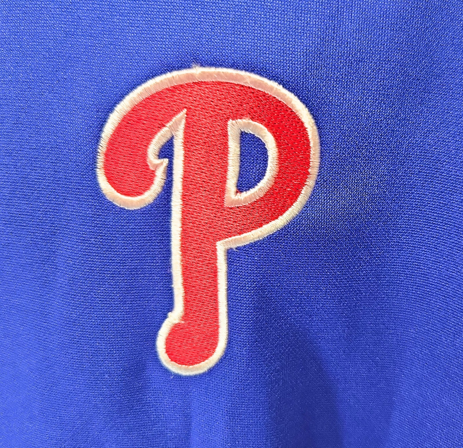 Mens Fanatics Big & Tall Philadelphia Phillies MLB Poly Zip Up Baseball Jacket