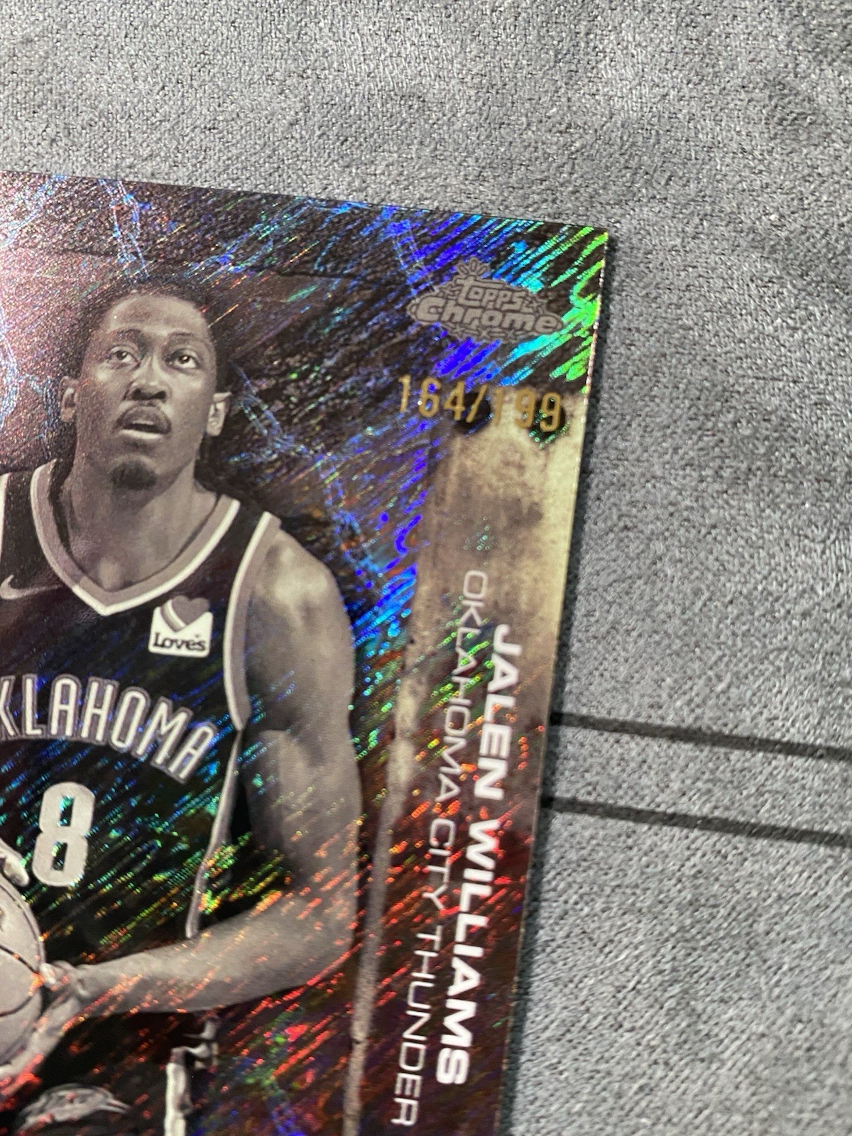/199 Jalen Williams Aqua Shimmer Refractor 25-26 Topps Chrome Cactus Jack #36