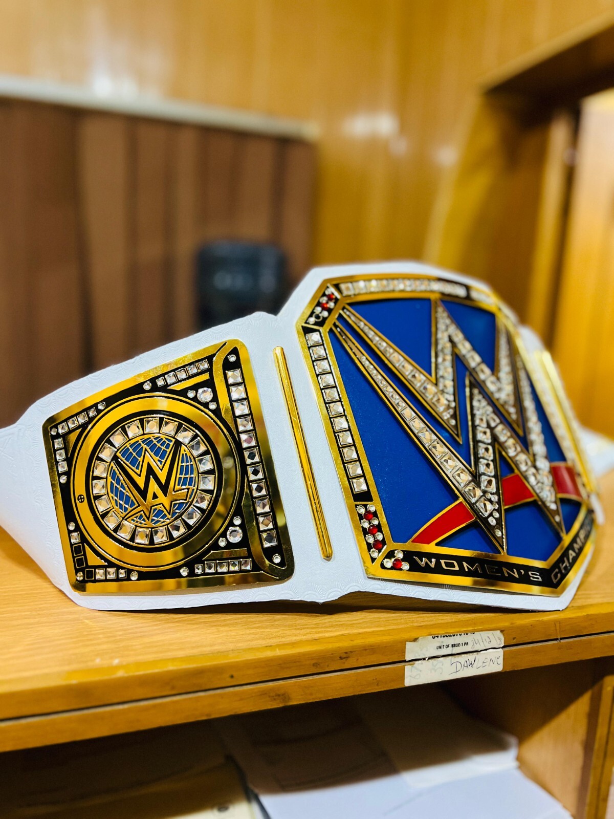 NEW WOMENS SMACKDOWN CHAMPIONSHIP BELT REPLICA TITLE 2MM BRASS ADULT SIZE