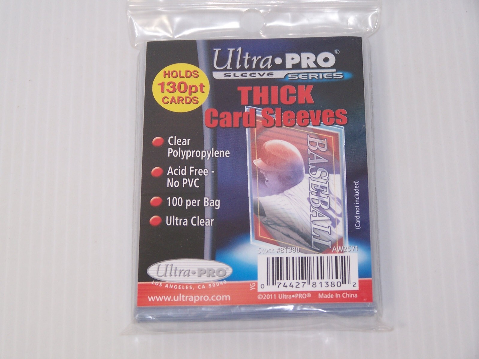 Ultra Pro Thick 130pt Soft Penny Card Sleeves You Pick 100 200 300 400 500 1000