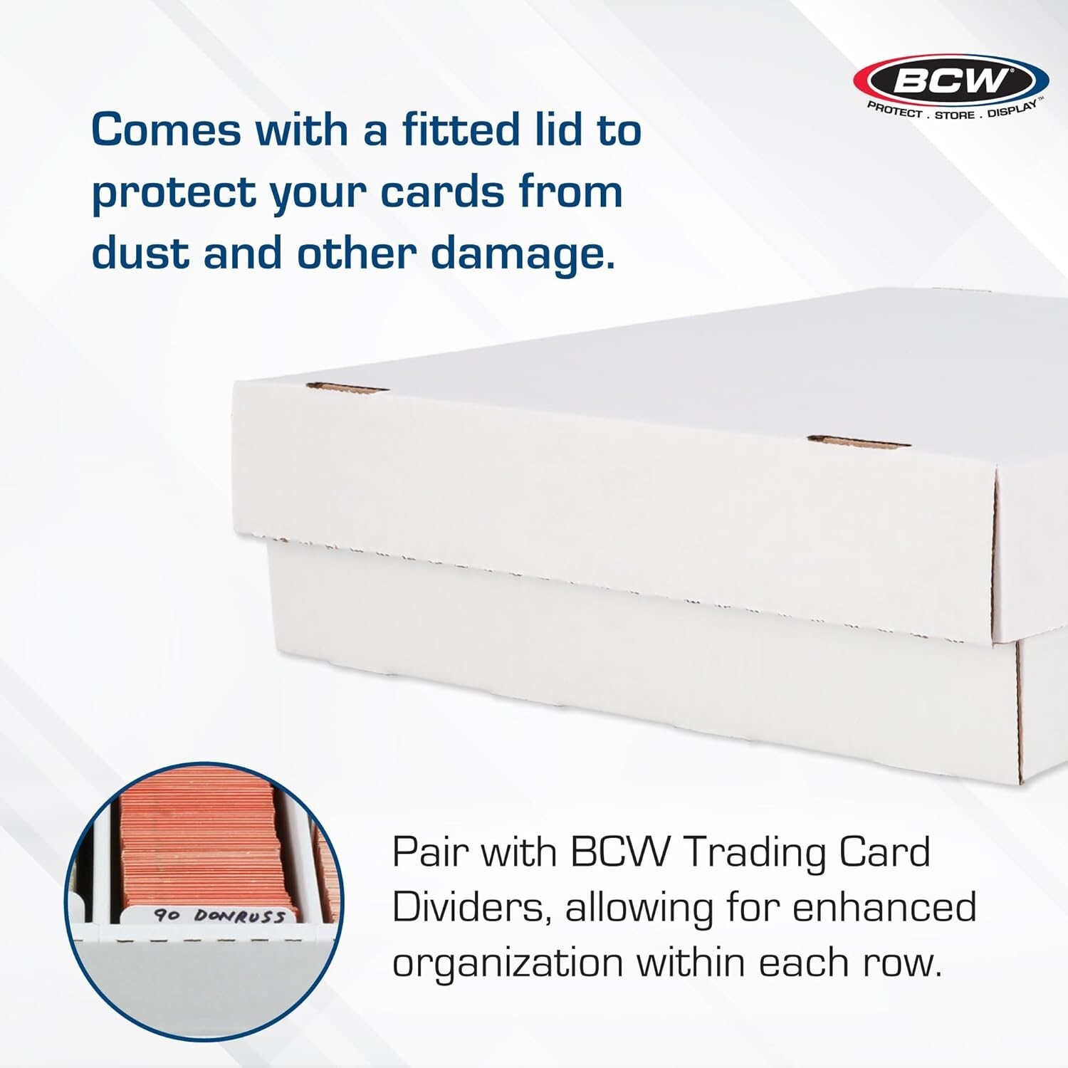 10 BCW 3200 Card Monster Shoe Box For Baseball / Gaming / NGC Coin Slabs Storage