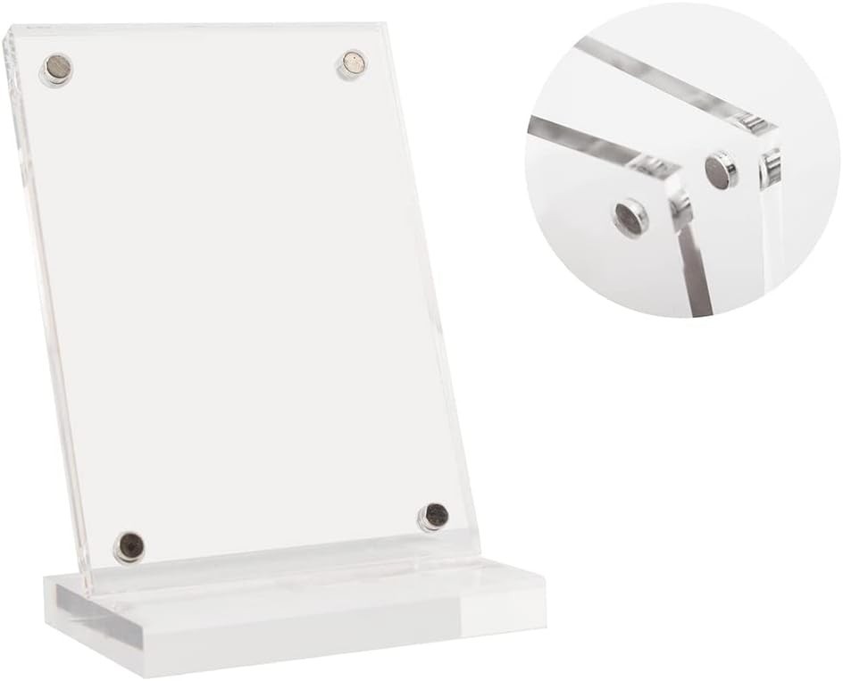 Lightweight Acrylic Easel Holders for Baseball Cards – No Assembly Required