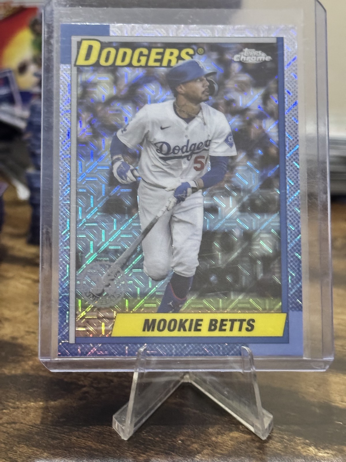 2025 Topps Series 1 – 1990 Topps Chrome Silver Pack Mookie Betts #T90C-81