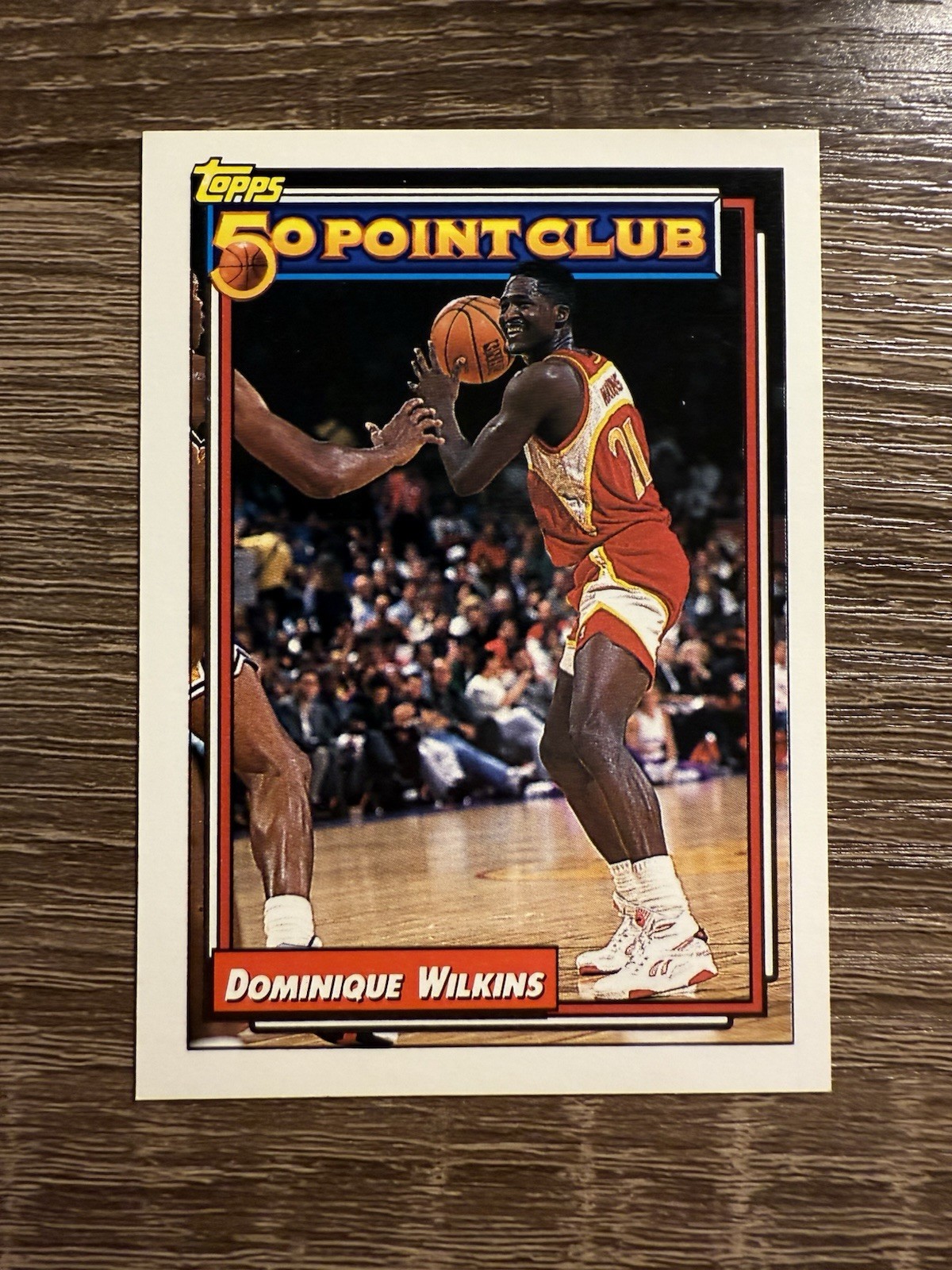1993 Topps Dominique Wilkins Atlanta Hawks #200 50 Point Club