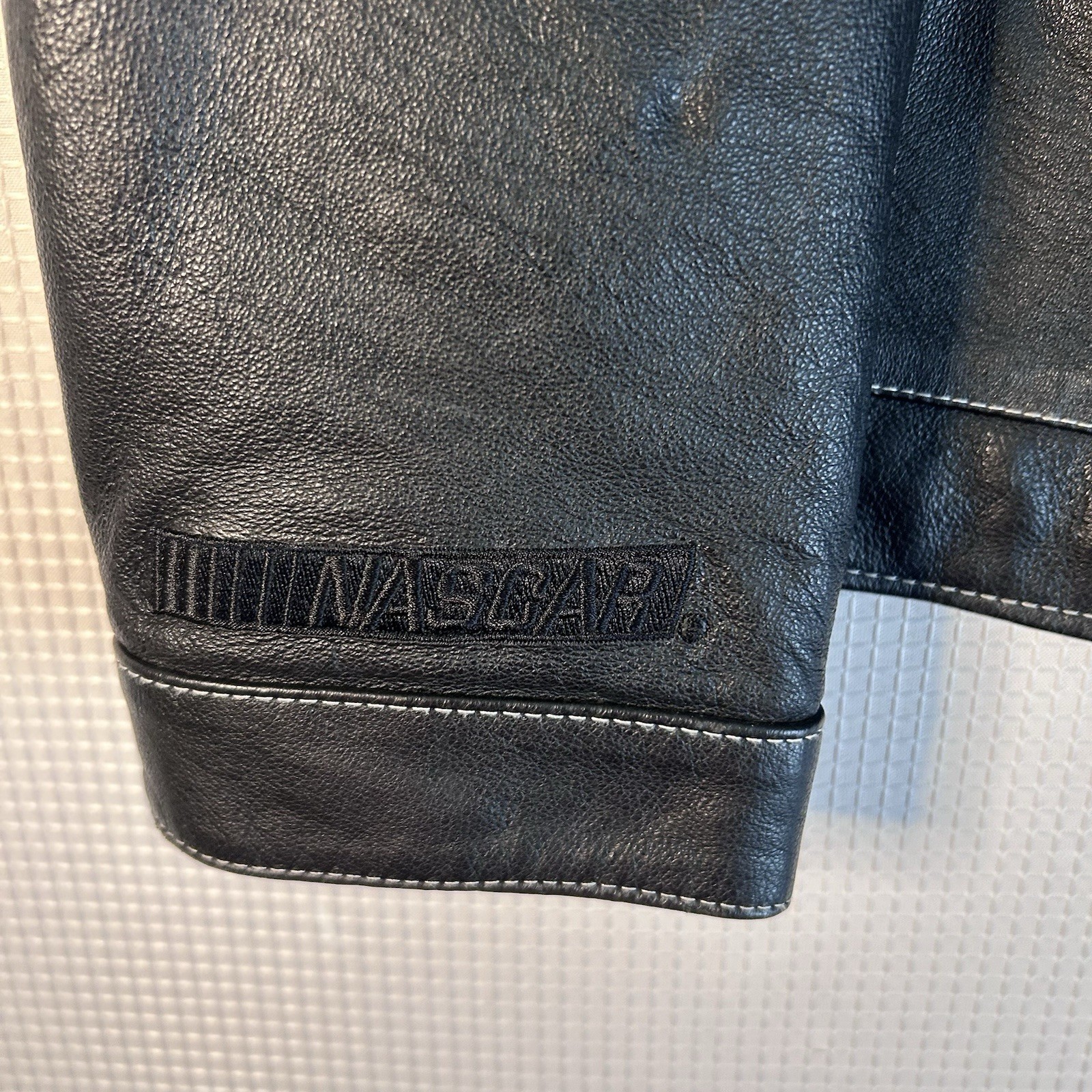 Wilsons Leather NASCAR Dale Earnhardt Jr. #88 Jacket Black/Green-Medium