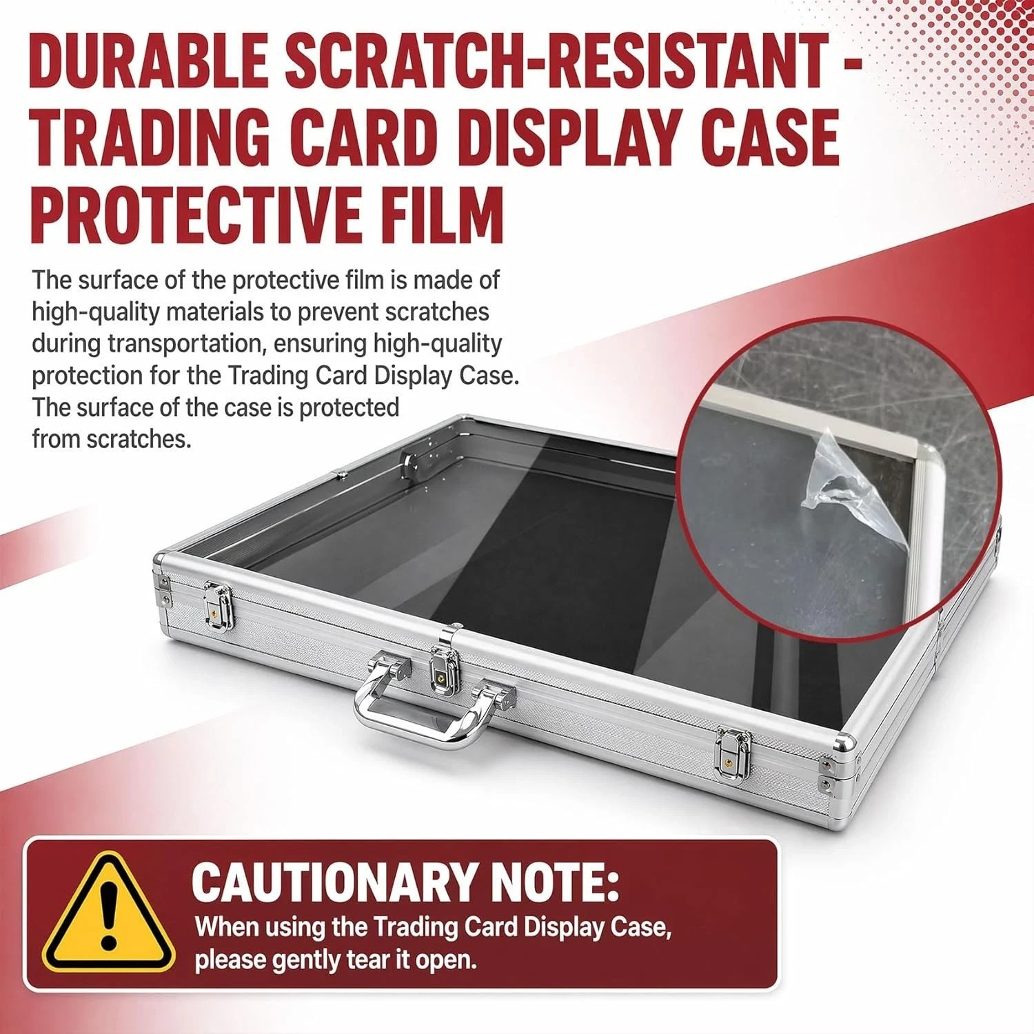 Card Show Display Case Large Aluminum 34″X22″ Lockable Trading Card Display
