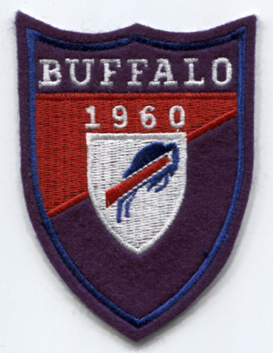 BUFFALO BILLS NFL FOOTBALL ESTABLISHED 1960 VINTAGE 4″ SHIELD TEAM LOGO PATCH