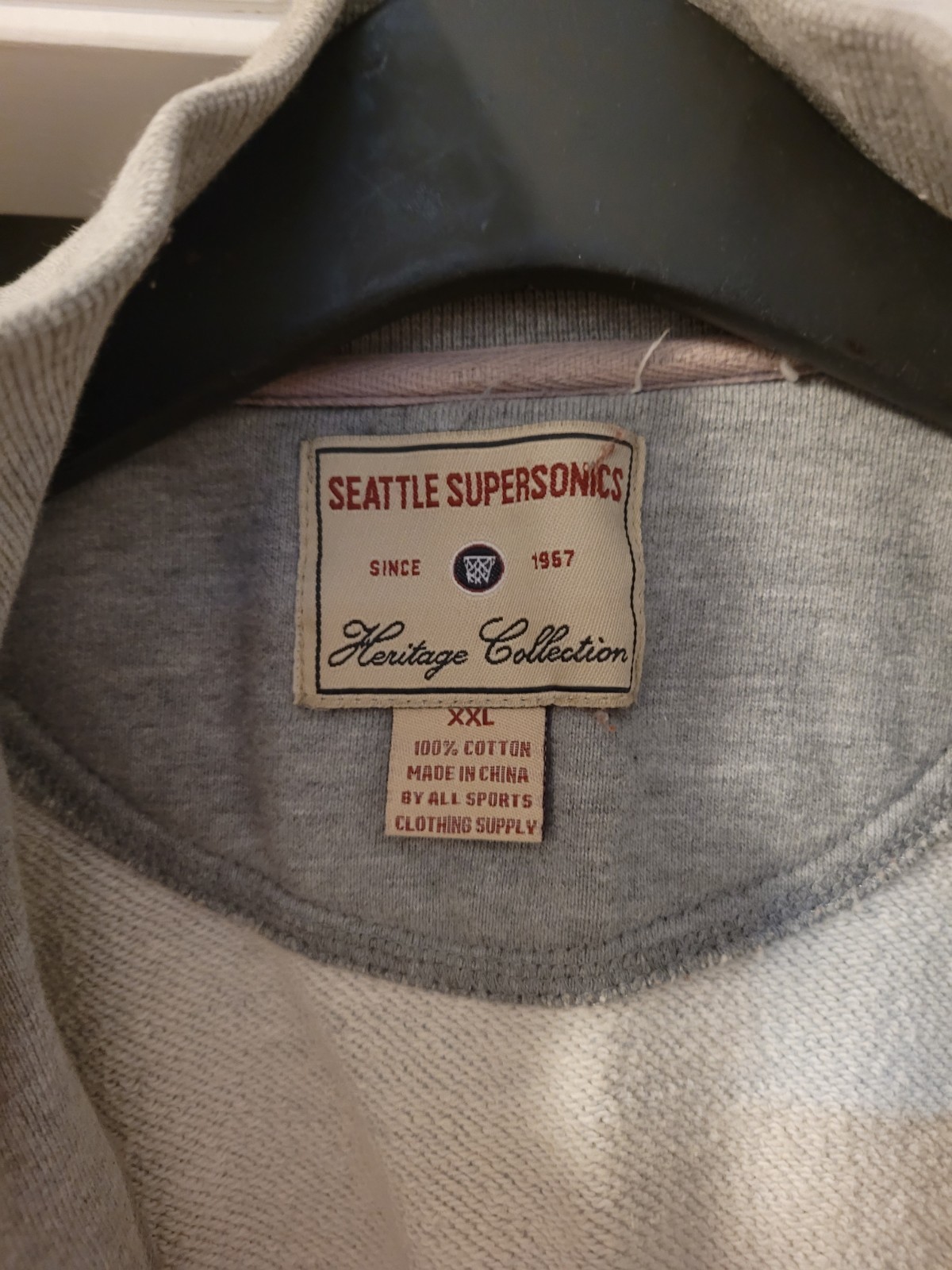 RARE Vintage Seattle SuperSonics ’67 HERITAGE COLLECTION Unique Full Zip Jacket
