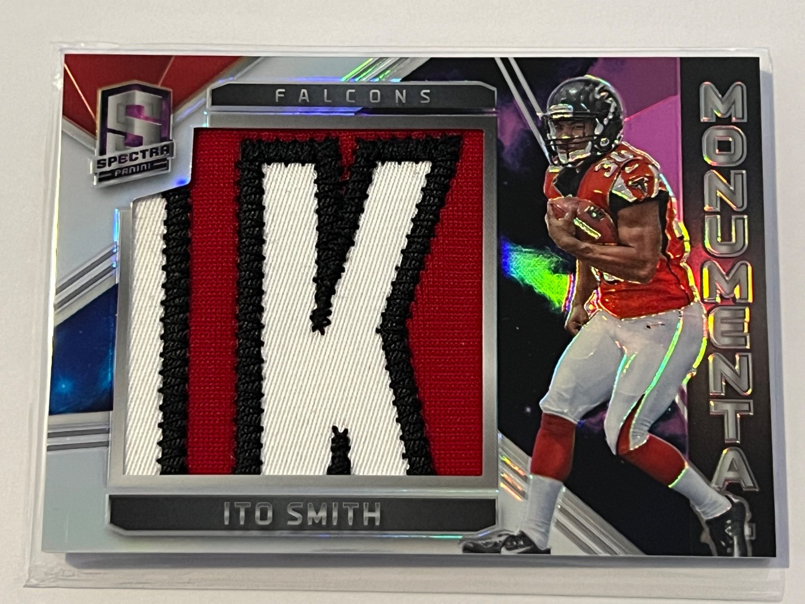 2018 Panini Spectra Ito Smith Nebula Monumental Patch 2/2 #27
