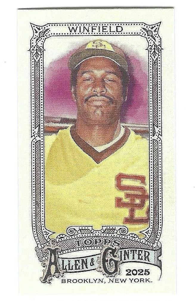 Dave Winfield 2025 Topps Allen & Ginter Mini SP #151 San Diego Padres
