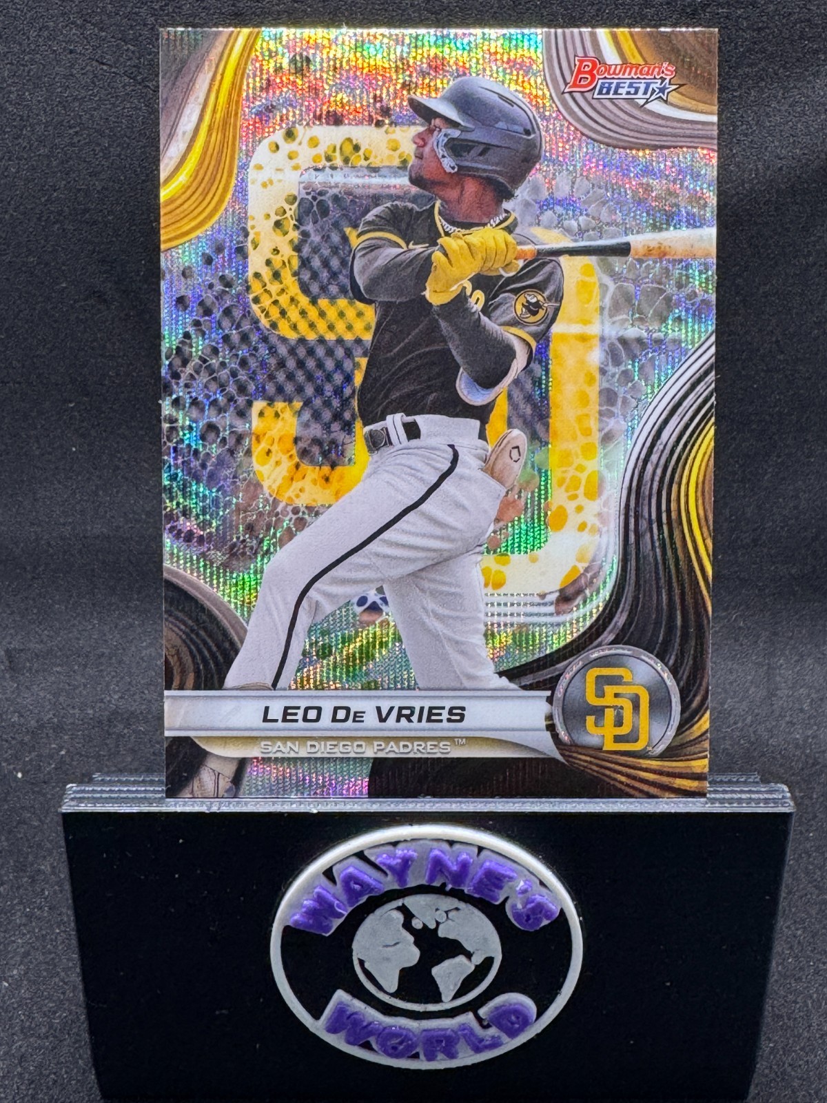 LEO De VRIES 2024 Bowman’s Best WAVE REFRACTOR #TP-18