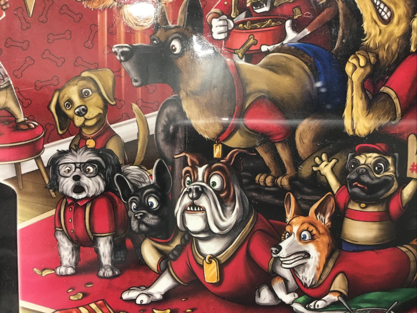 NFL San Francisco 49ers Purebred Fans Dogs Puzzle A Real Nailbiter 500 Pcs NIP