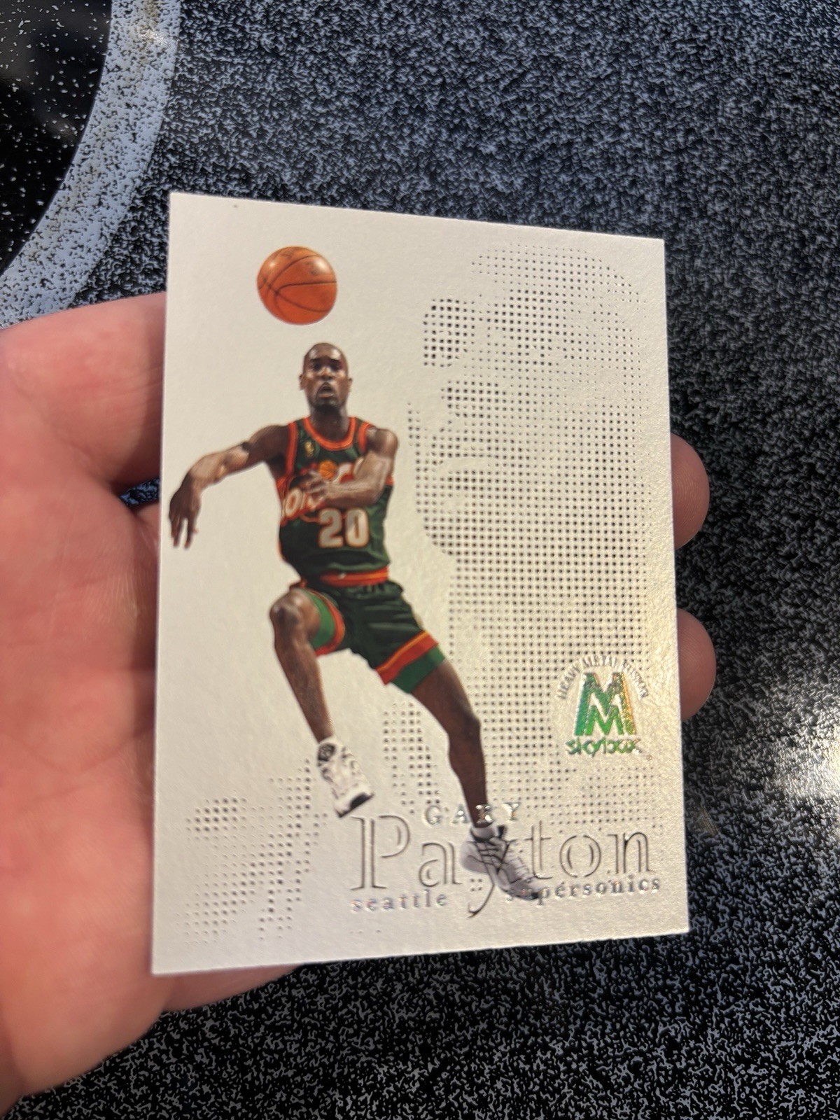 1998-99 Skybox Molten Metal – Fusion Heavy Metal Gary Payton #18F