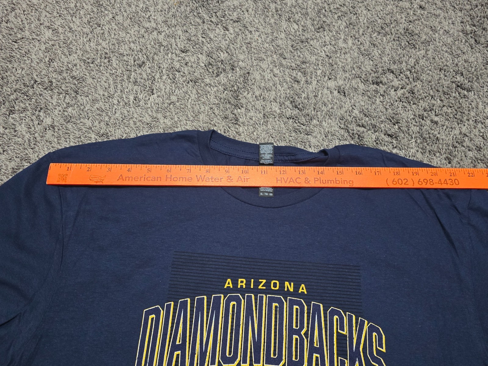 NEW Arizona Diamondbacks NAU Northern AZ University T-Shirt Special 2025 SGA, XL