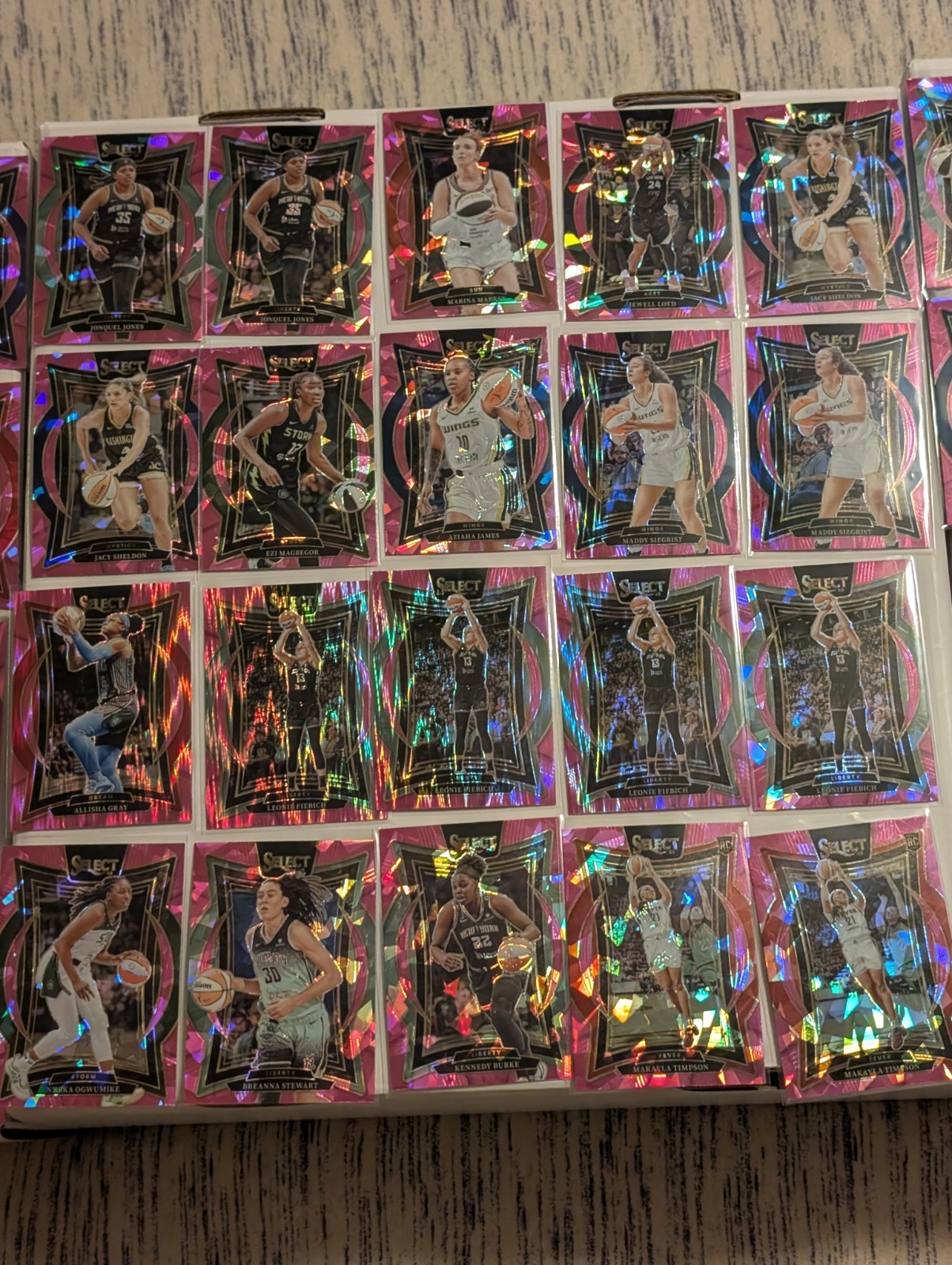 2025 Panini Select WNBA Singles Pick your card PINK ICE/PINK FLASH
