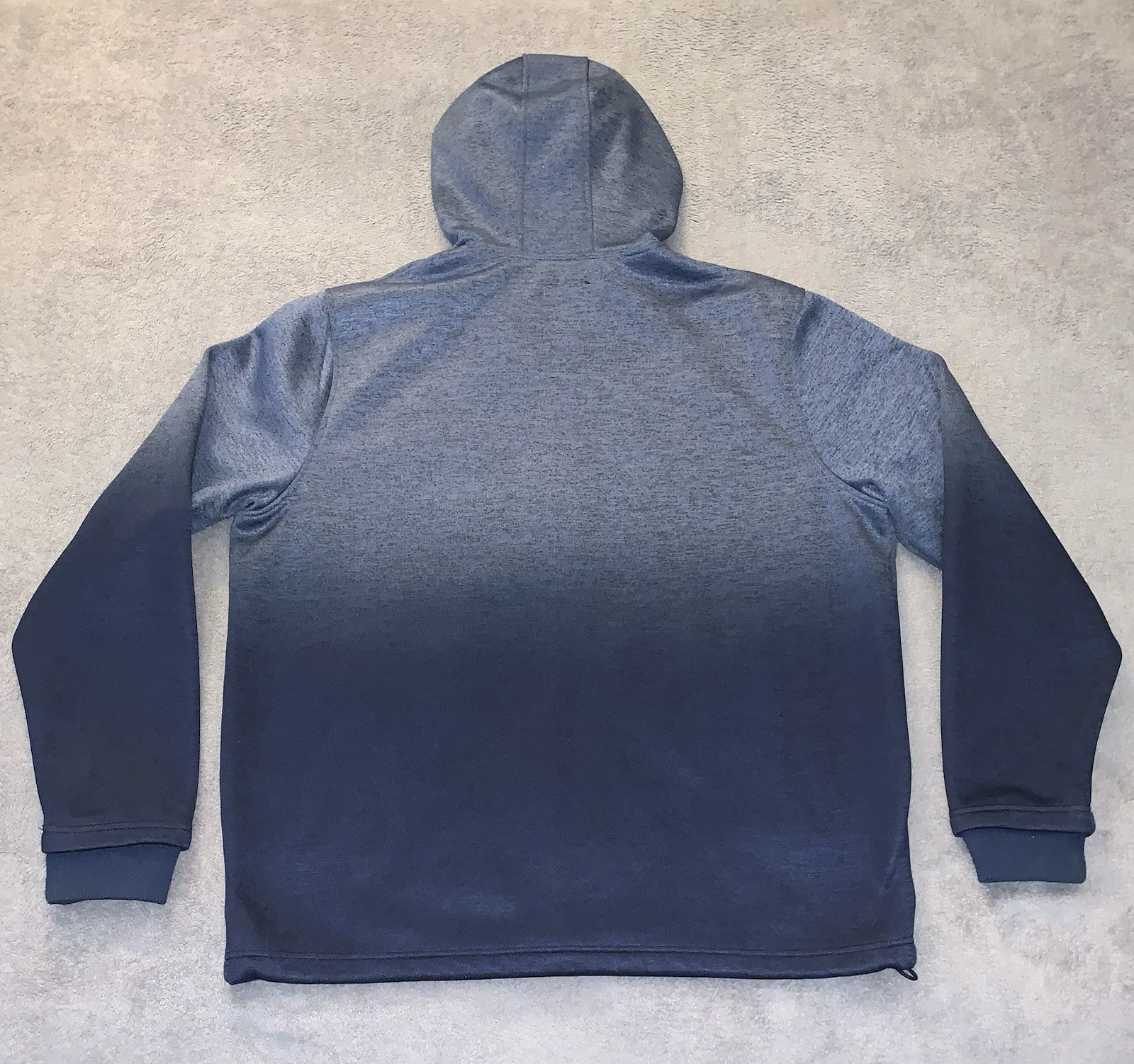 Chicago Bears G-III Hoodie Mens Extra Large Blue Fade Full Zip Midweight Fleece