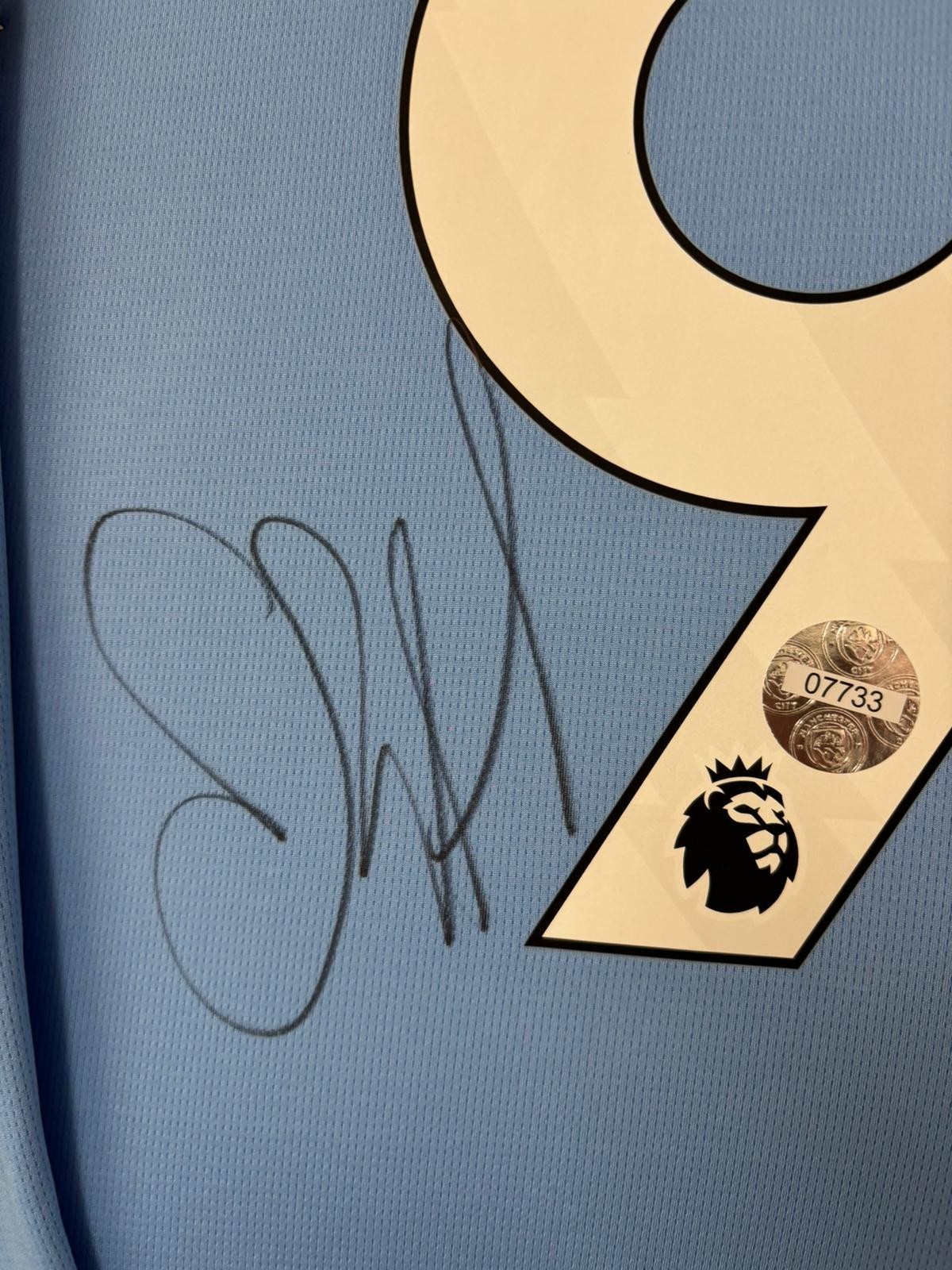 Framed City Erling Haaland Signed Shirt Jersey ** CLUB CERTIFICATE ** RRP£795