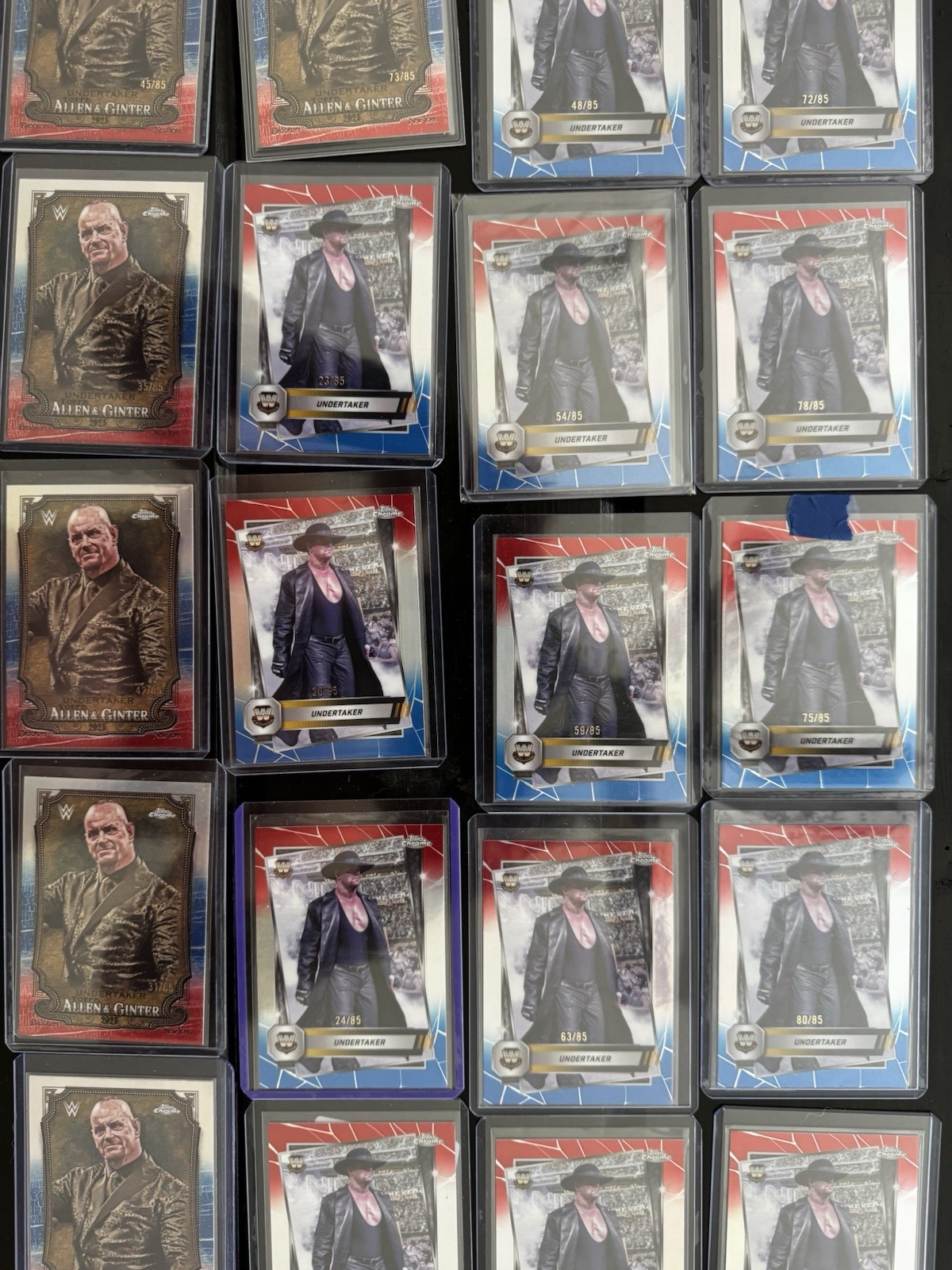 WWE Undertaker 2025 Topps Chrome 108 Card Serial Lot FT #/85/99/150/175/199￼