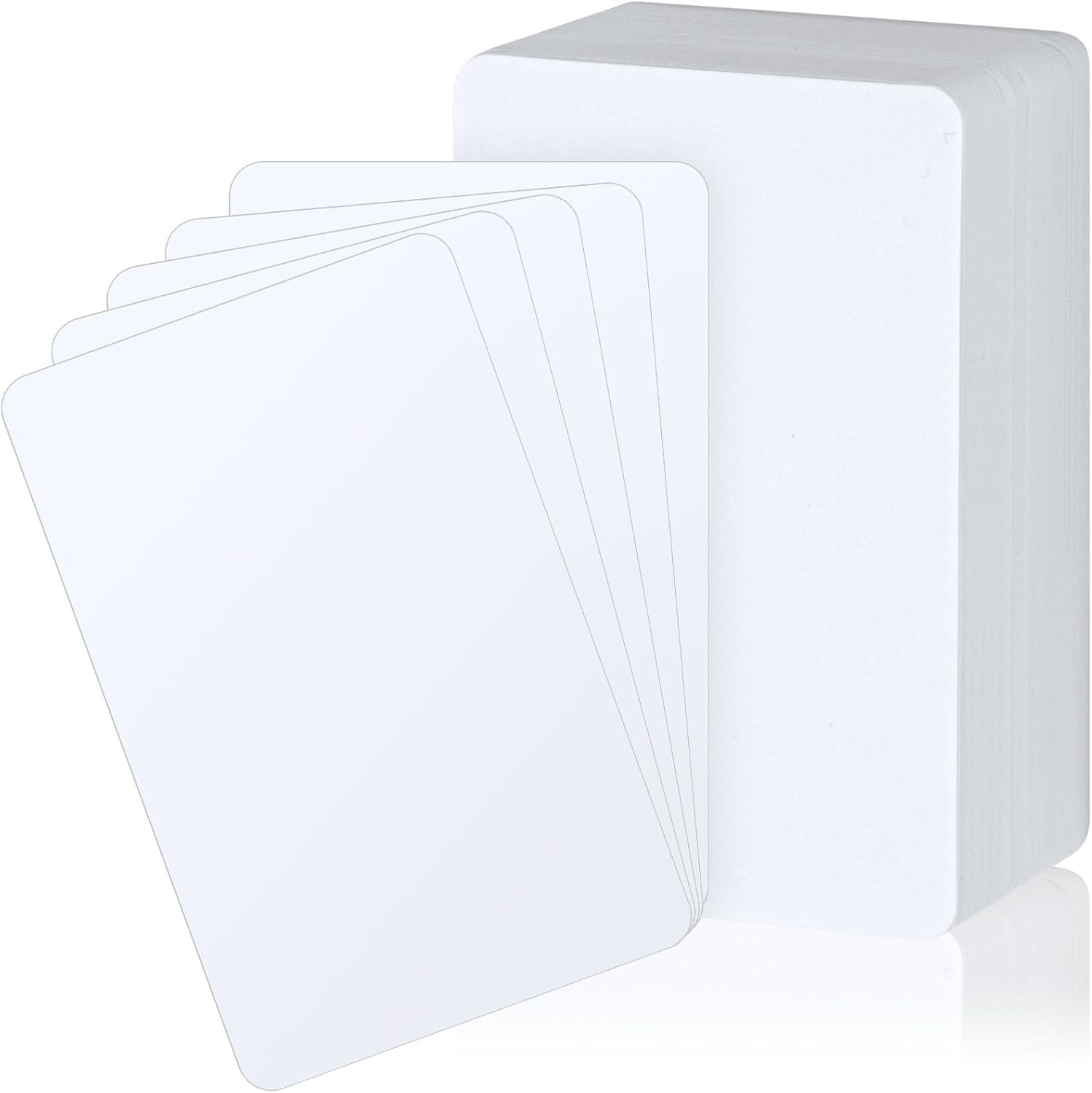 100 Pieces Tall Trading Card Dividers, Plastic 2.7 X 4.2 Inch