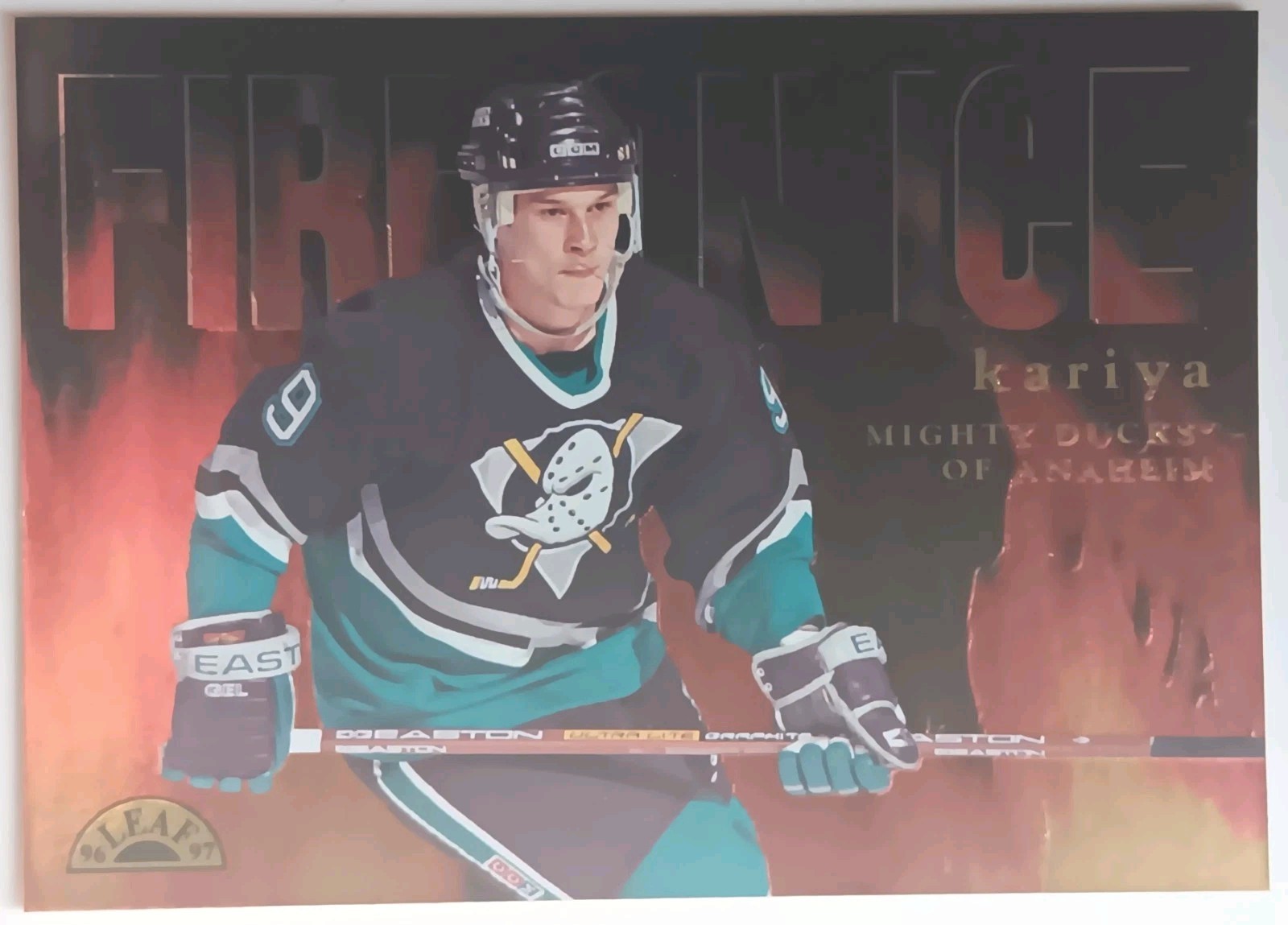1996-97 Leaf Fire on Ice Paul Kariya /2500 Anaheim Mighty Ducks