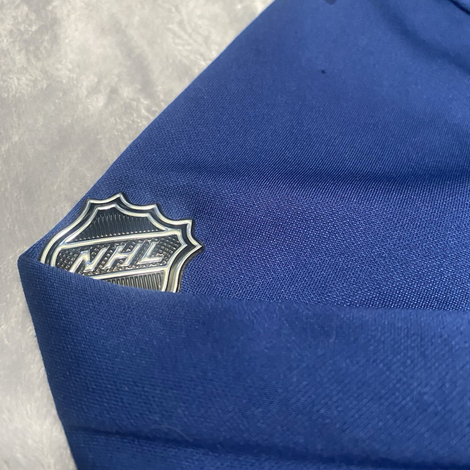 Men’s Edmonton Oilers Fanatics Royal Blue Pro Performance Pullover Size XL NHL