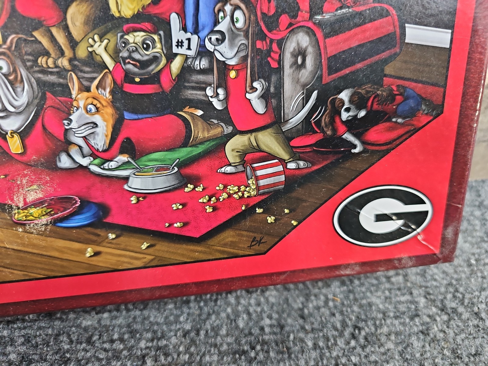 Georgia Bulldogs “A Real Nailbiter” 500 Pcs Puzzle 24″x18″