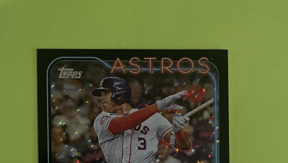 2024 Topps Series 2 Jeremy Pena Black Crackle Foil #472 Houston Astros