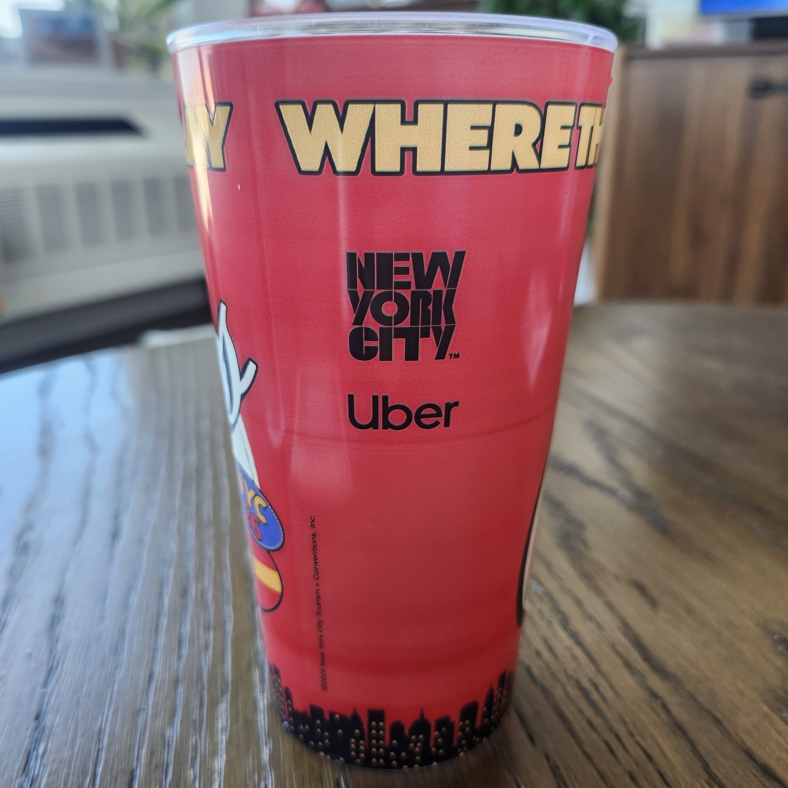 FIFA World Cup 2026 NYC Queens Souvenir Stadium Cup Plastic Uber Whirley 22oz