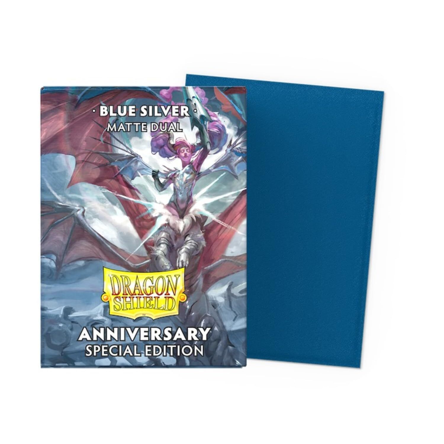 Dragon Shield Sleeves – Special Edition Matte Dual Anniversary – Blue/Silver …
