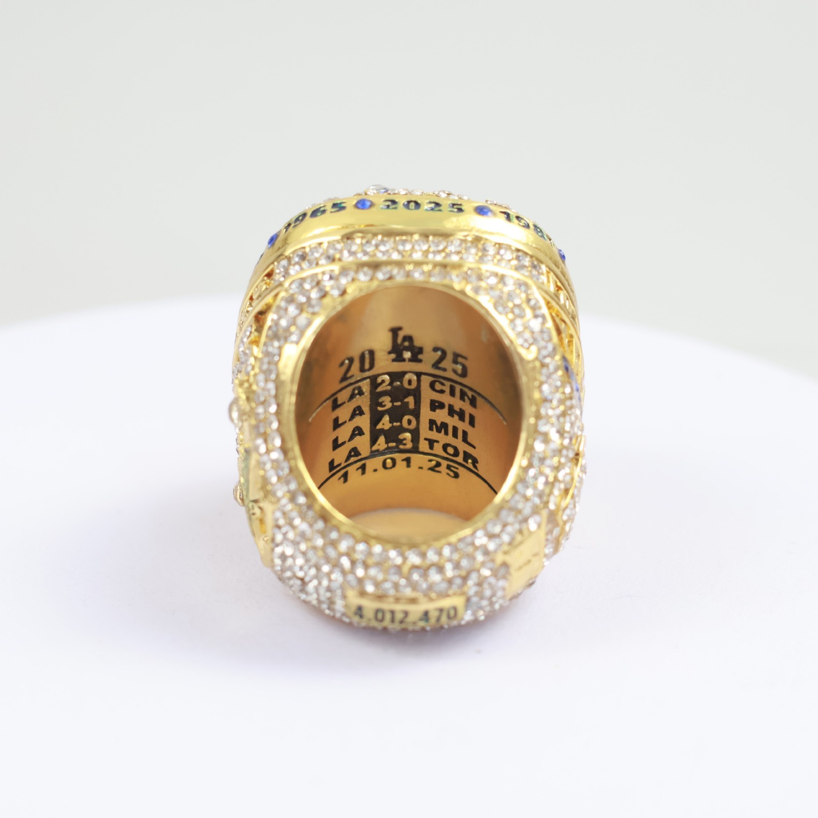 2025-2026 MLB Series World New Los Angeles Dodgers Championship Ring#5/17/22/50