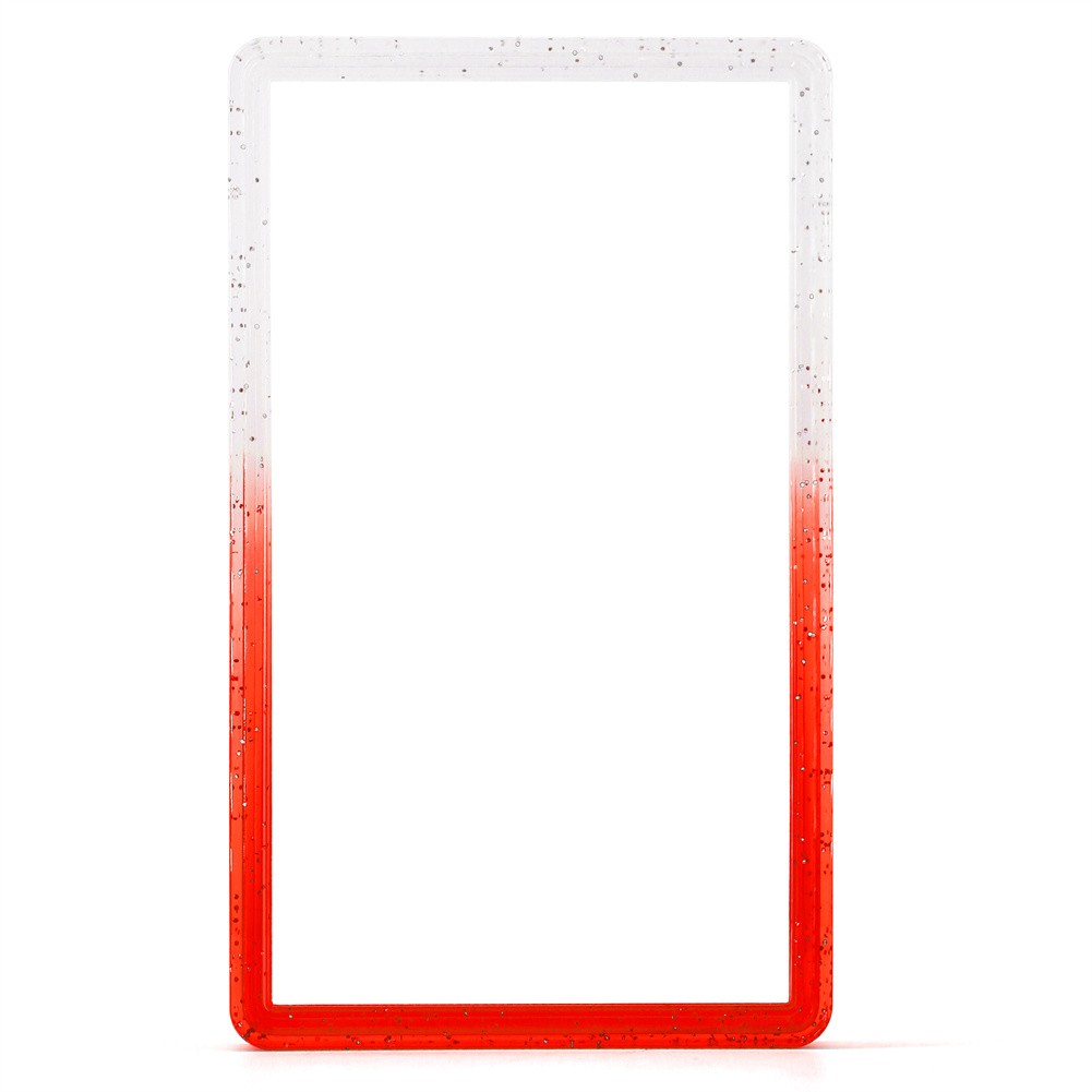 3PCS for PSA Graded Card Slab Bumper Guard Protector TPU – RED&WHITE – STACKABLE