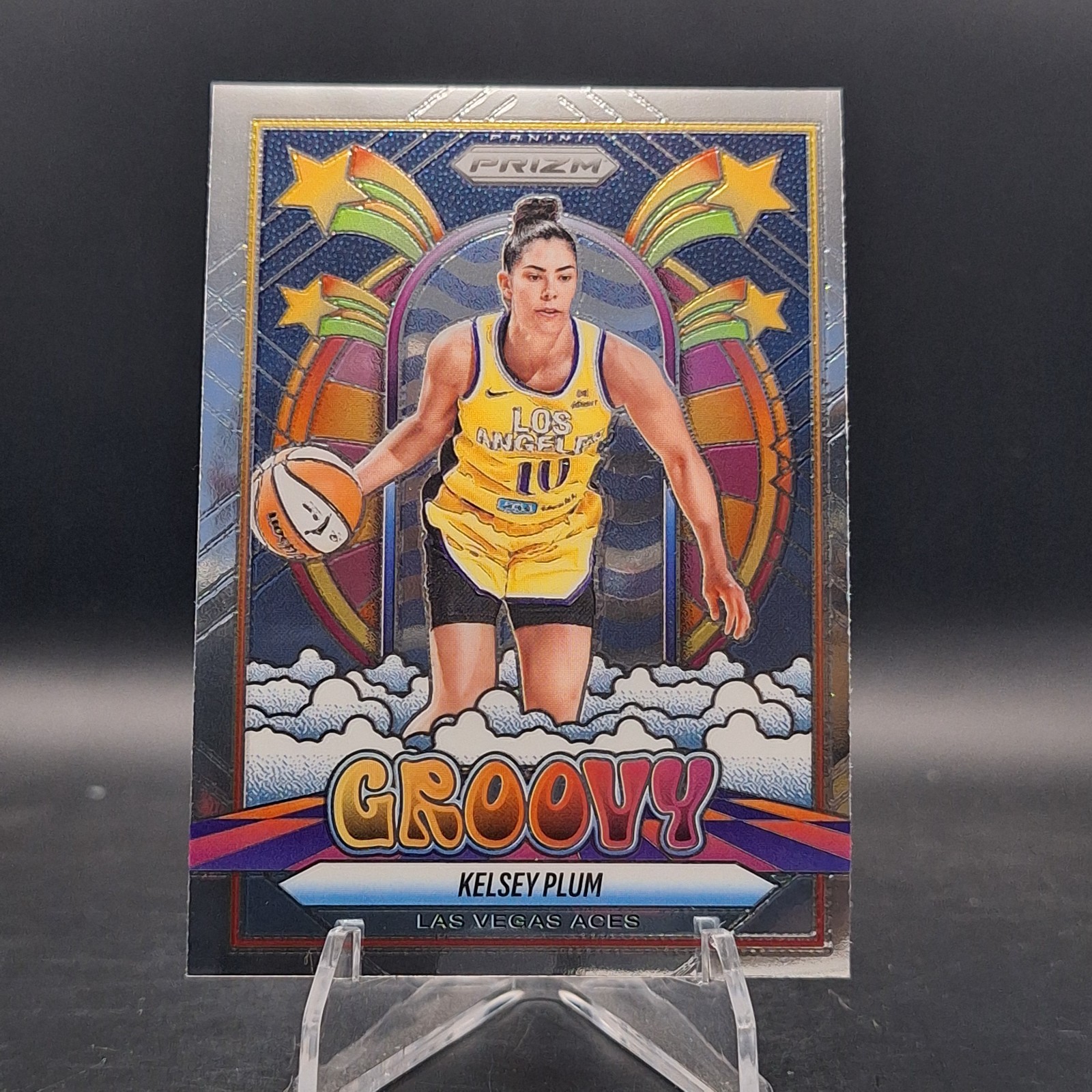 2025 Panini Prizm WNBA – Groovy Kelsey Plum #5
