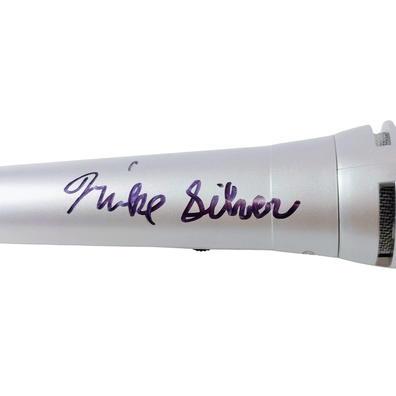 Michael Silver Signed Microphone NFL Network Football Analyst Autograph Proof