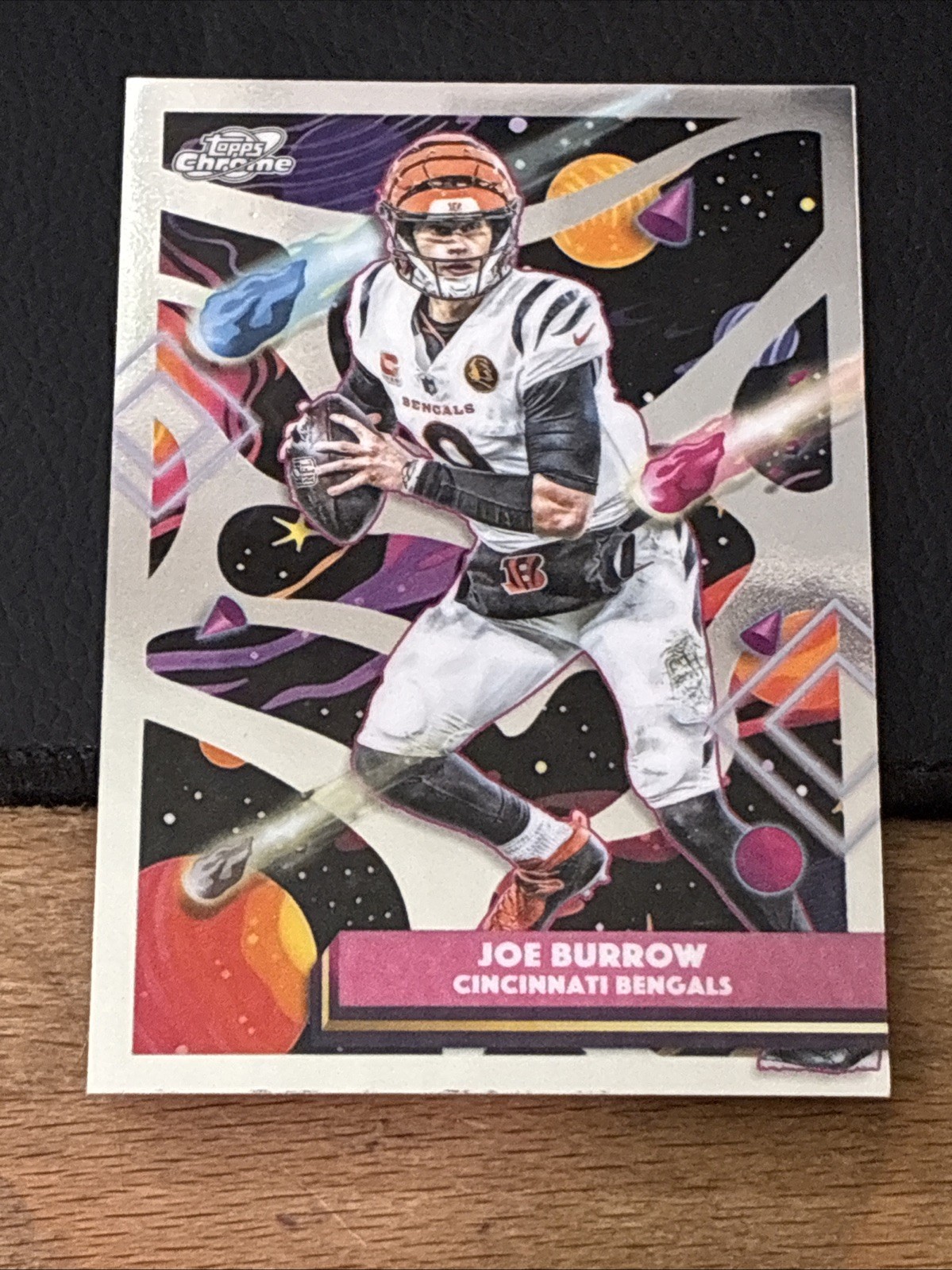 2025 Topps Cosmic Chrome NFL Joe Burrow Cincinnati Bengals #19 Base card