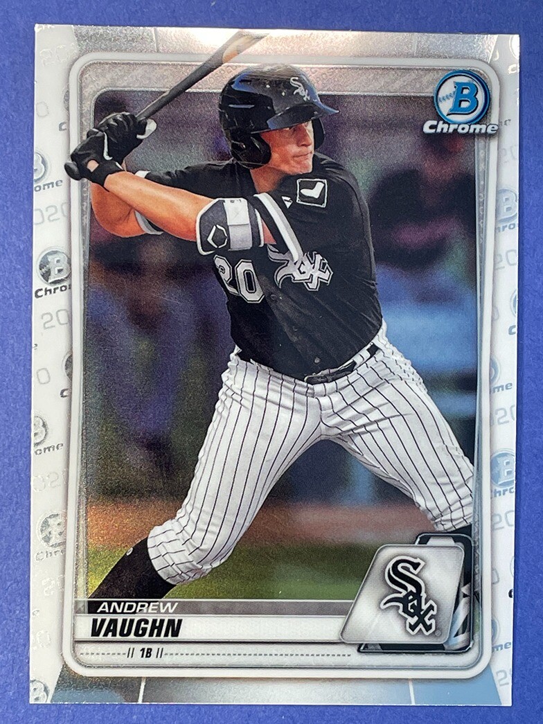 2020 Bowman Chrome 1st Edition Andrew Vaugh Chicago White Sox