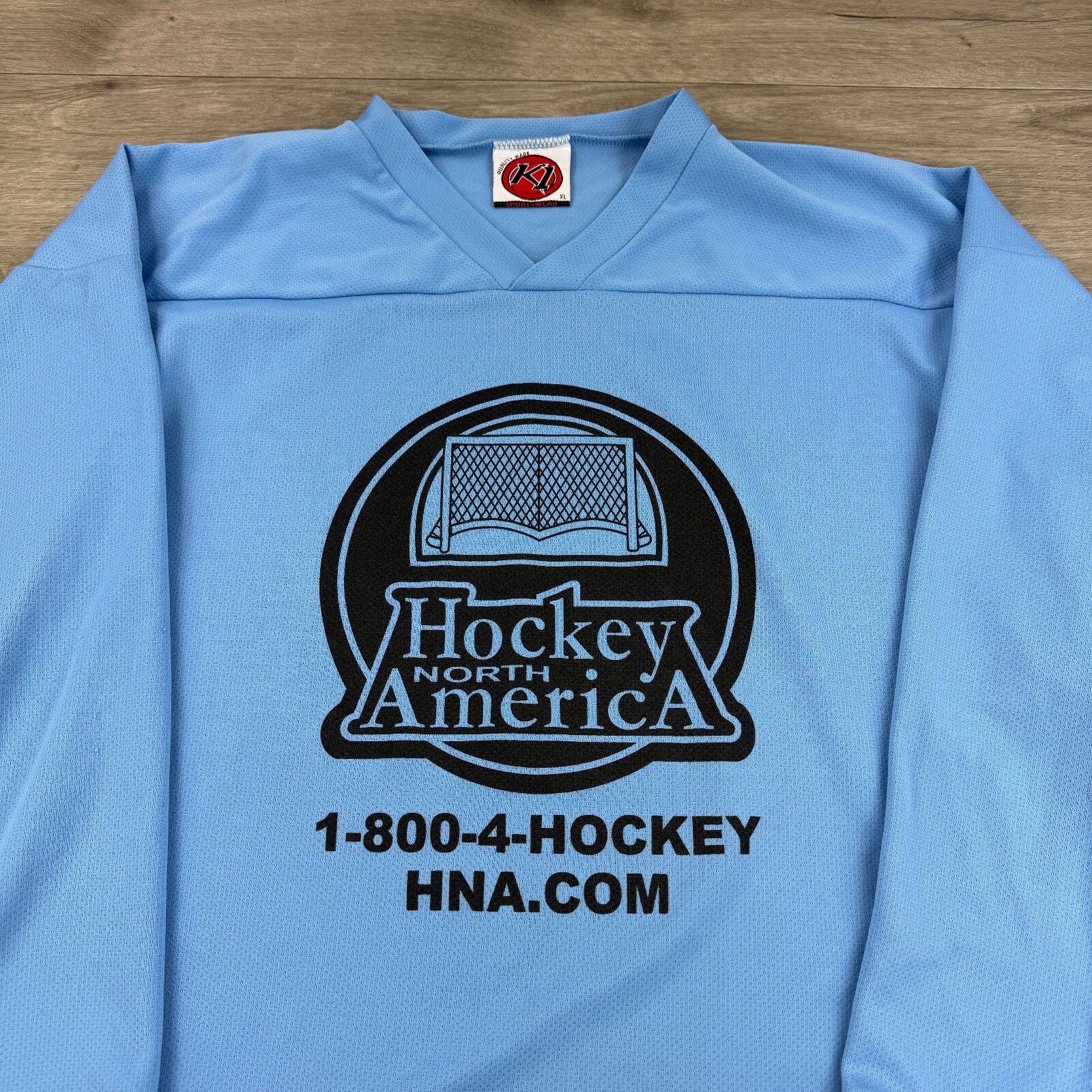 VTG K1 Sportswear Hockey North America Jersey Baby Blue XL #11