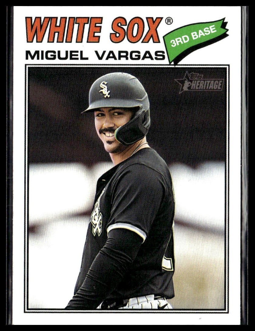 2026 Topps Heritage 61 Miguel Vargas Chicago White Sox Short Print SP