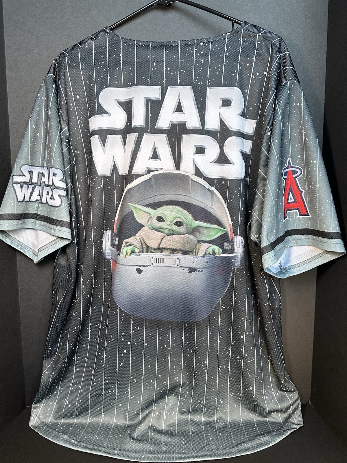 2026 Angels STAR WARS Mandalorian Grogu Baseball Jersey SGA 4/17 Size XL NEW