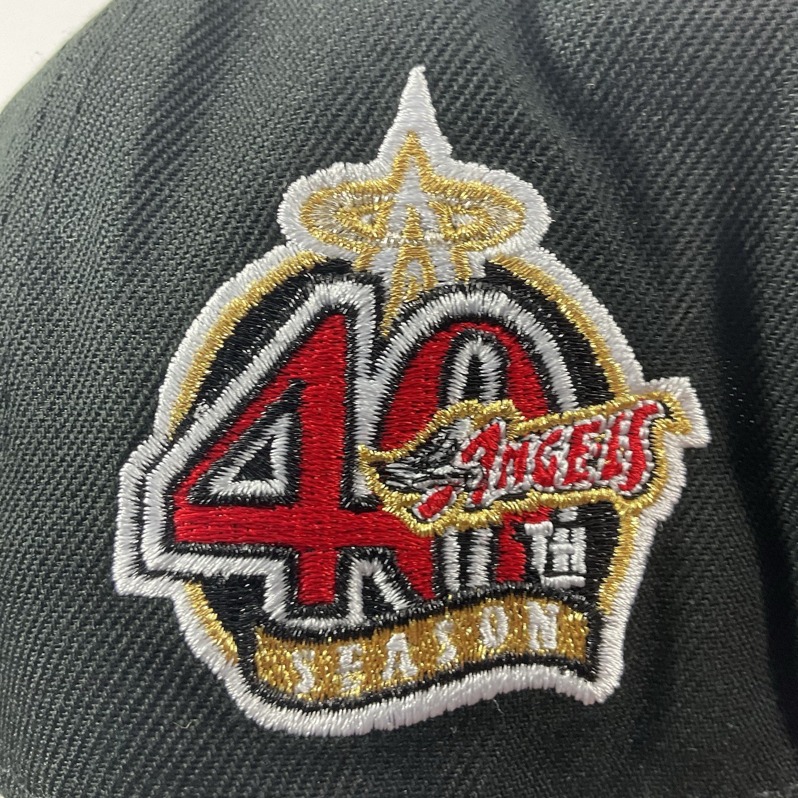 New Era Anaheim Angels Exclusive Black Gold 9FORTY A-Frame Snapback Hat Cap