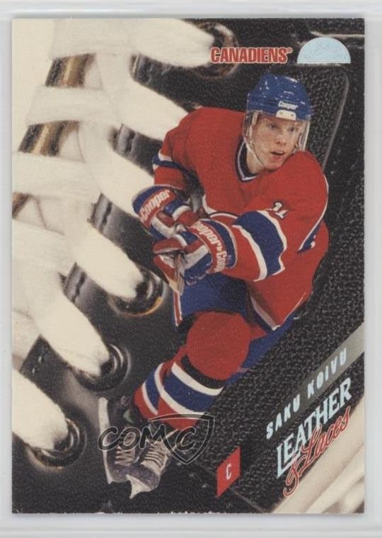 1996-97 Leaf Leather & Laces /5000 Saku Koivu #20 1ct0