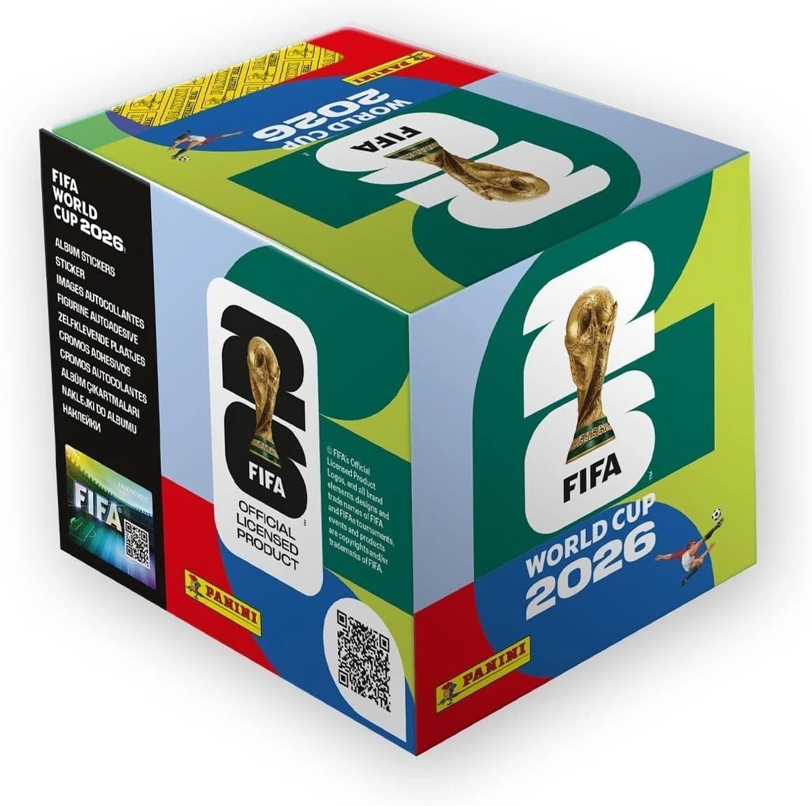 FIFA World Cup 2026 PANINI Collection – Box 50 packs 350 stickers US (free Ship)